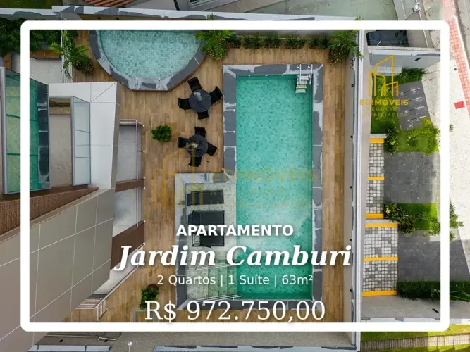 Linda unidade no Jardim Camburi: Acabamentos de alto padrão e estrutura de lazer!
