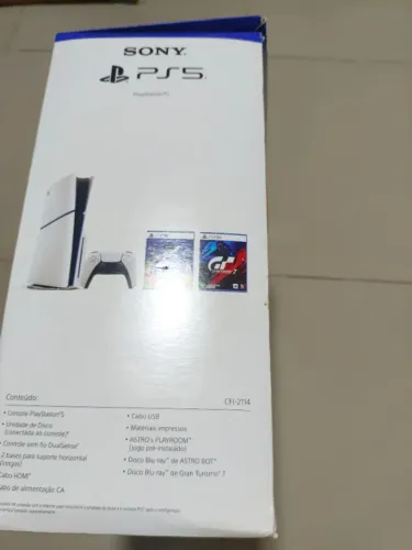 Caixa ps5 vazia sony