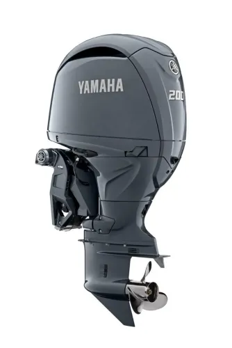 Motor Yamaha 200HP Cinza 4Tempos - Motor de Popa Novo 
