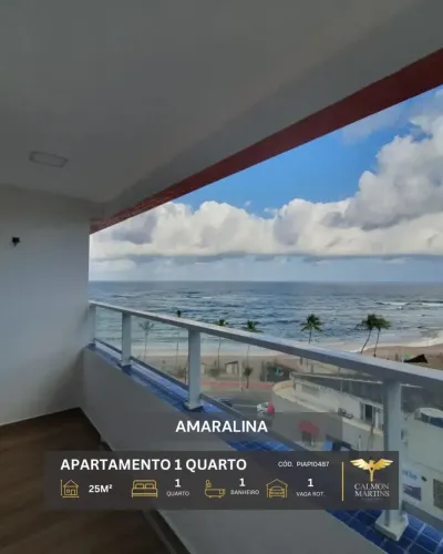 APARTAMENTO 1 QUARTO, 25M² NA AMARALINA