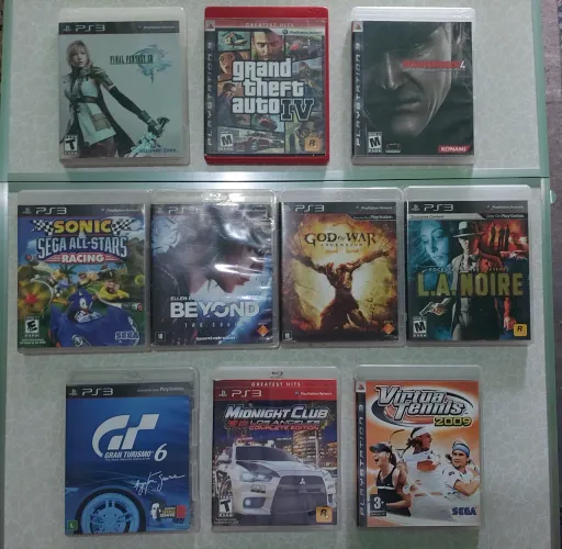 Lote 10 jogos de Ps3