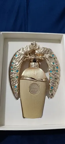 Perfume árabe afeet lattafa "pavão" perfume top marcante