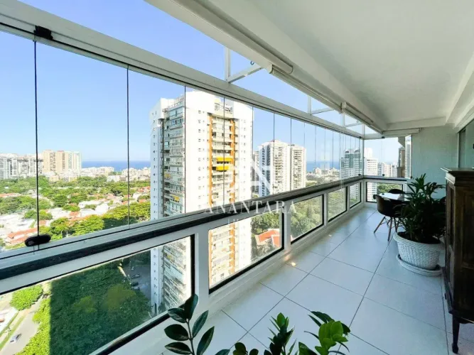 Apartamento com 2 quartos para alugar, 100 m² por R$ 9.945/mês - Riviera dei Fiori - Rio d