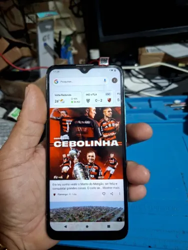 Moto e 7 tela trocada zero 90 dias de garantia 