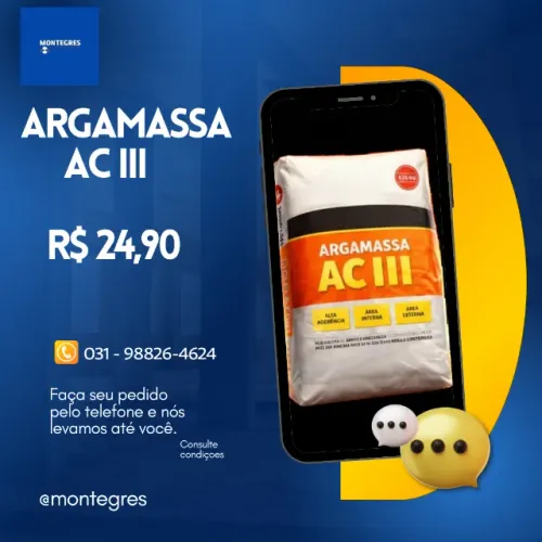 argamassa acIII Oportunidade