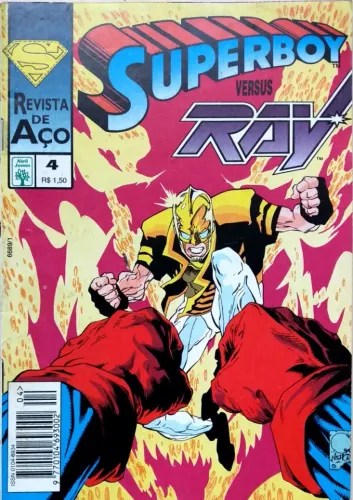 Superboy, 1ª série n° 4 (Abril) [mar/95]. Preço com frete incluso.