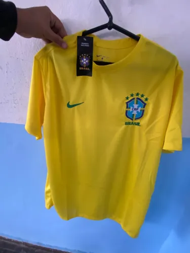 Camisa do Brasil - tecido Dri - Fit 