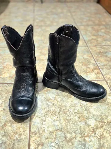 Botas cowboy de couro texana country