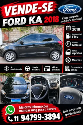 Ford KA 1.0 Se/se Plus Tivct Flex 5P 2018