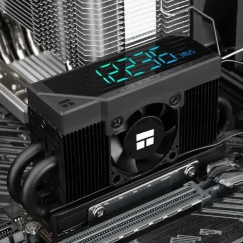 NOVO - Thermalright HR10 PRO Digital Black - ssd NVME SATA fan Cooler - Dissipador