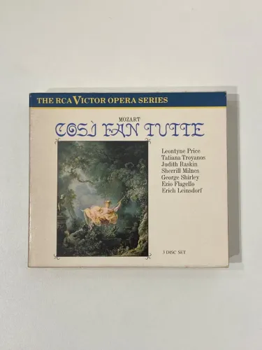 Cosi Fan Tutte Mozart CD 3 disc Set RCA Victor Opera Series