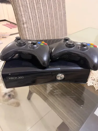 XBOX 360 Desbloqueado + 9 Jogos Originais + 2 manetes oficiais
