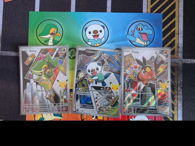TRIO Pokemon parceiro inicial Série 2