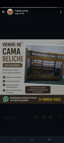 Beliche de madeira maciça