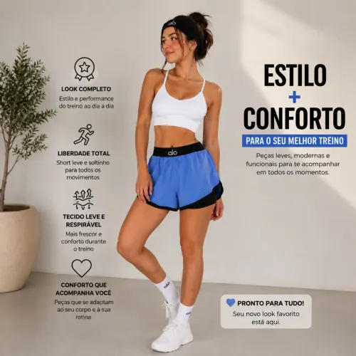 Short duplo academia 