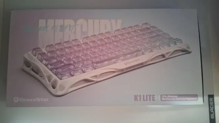 Teclado GravaStar Mercury K1 Lite - Crystal Aurora