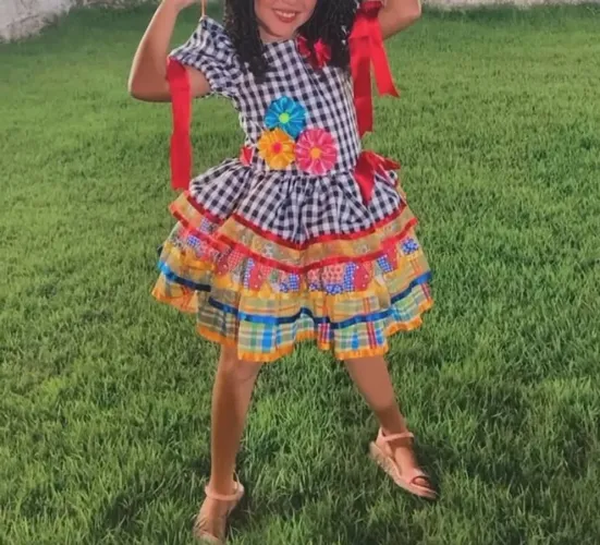 VESTIDO SÃO JOÃO INFANTIL