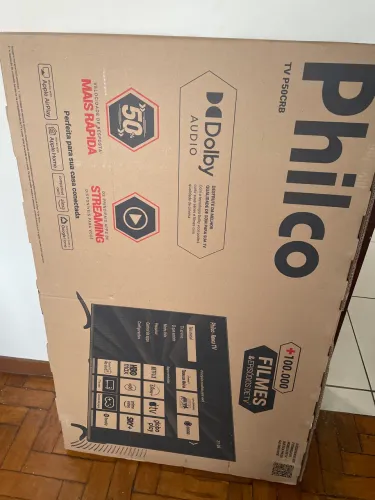 Tv 50 polegadas Philco lacrada na caixa