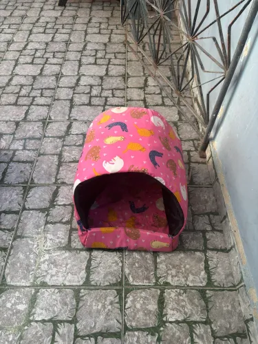 Casa pra gato acolchoada