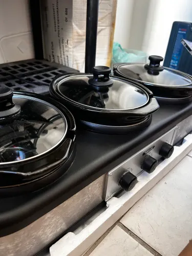 Vendo Rechaud Elétrico Triplo Buffet 3 panelas