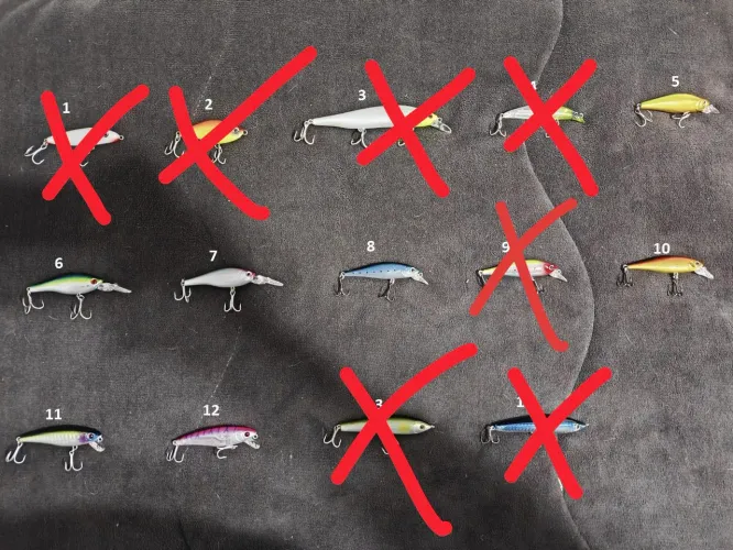 Iscas Artificiais Novas sem embalagem 