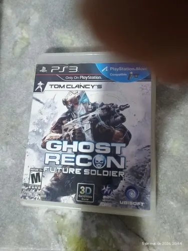 Ghost Recon Future Soldier PS3, capa e cd