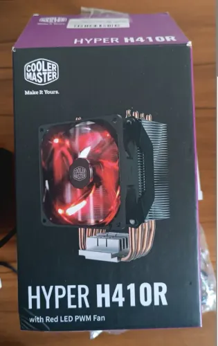 Air Cooler Cooler Master Hyper H410R, AMD/Intel, 92mm, Preto - RR-H410-20PK-R1