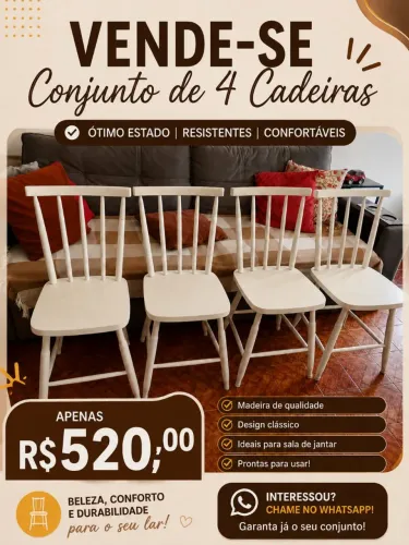 Conjunto de cadeiras