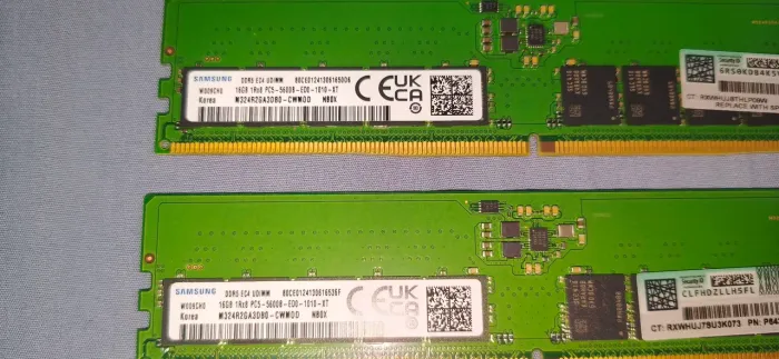 MEMÓRIA RAM DDR5 ECC SAMSUNG - TOP DE LINHA