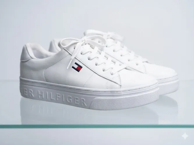 Tênis Tommy Hilfiger Feminino Branco Original