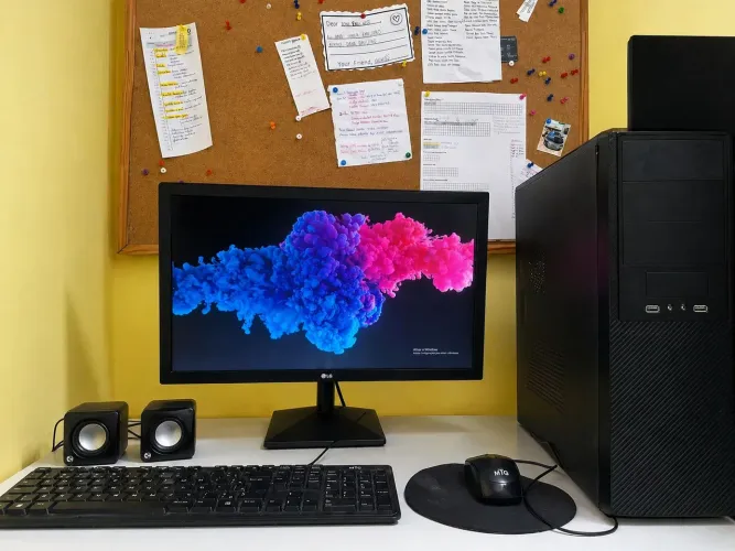 PC Desktop Intel C i5 + 8GB RAM + HD 1TB + 21,5' LG Full HD