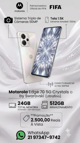 Motorola Edge 70 512/12Gb Lacrado com Nota Fiscal