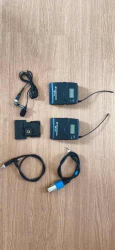 Microfone de lapela sennheiser G3 em ótimas condições
