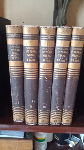 História Geral do Brasil - 5 Volumes / Francisco A. Varnhagem 1959