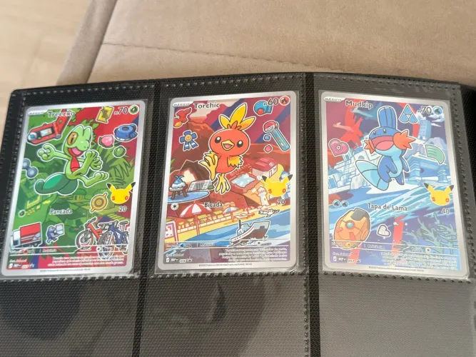 Trio coleção parceiro inicial NM Pokémon