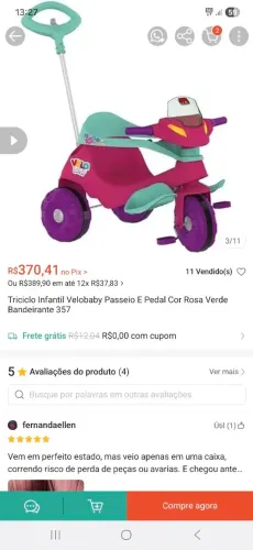 TRICICLO BANDEIRANTE NO PREÇO 