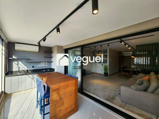 Apartamento mobiliado de 167m² com 3 quartos, 3 suítes para alugar no Bosque das Juritis,