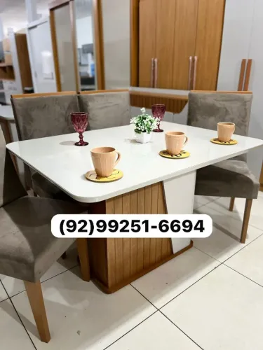 mesa de jantar 4 lugares 1.20x90