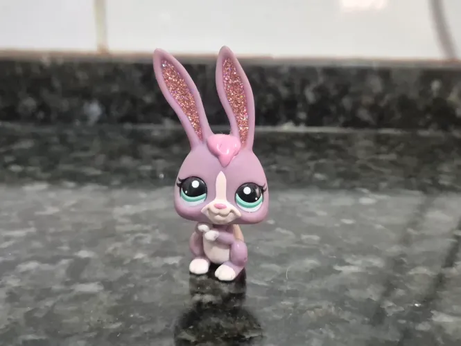 ? Littlest Pet Shop Bunny Rabbit #2296 - Geração 2 - 2007 Hasbro - Colecionável