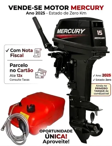 Motor Mercury 15hp Super
