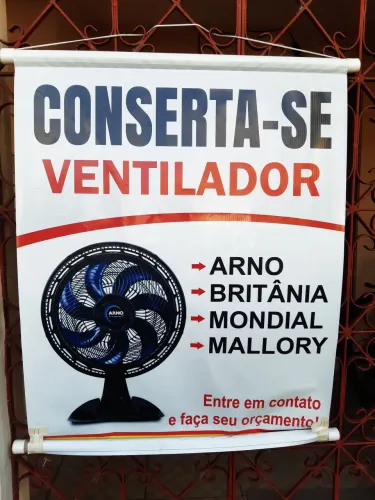 Conserto em ventiladores 