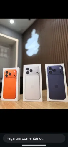 LACRADO! IPHONE 17 PRO MAX 256 NOVO! TODAS AS CORES UM ANO DE GARANTIA APPLE 