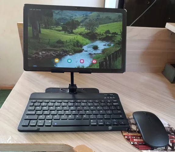 Kit tablet teclado mouse suporte (Mini notebook)