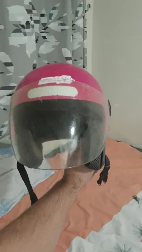 Capacete Feminino; Tam: 58