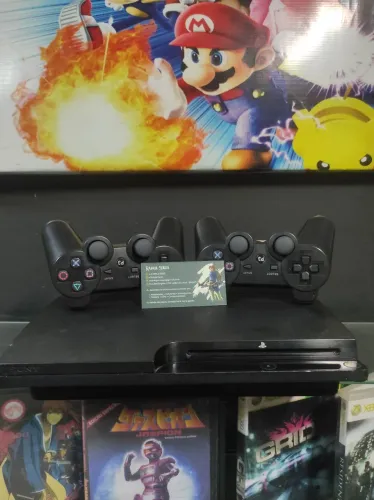 Ps3 Slim Cheio de jogos. Com garantia de 3 meses !