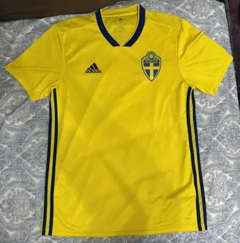 camisa adidas suécia 2018 home