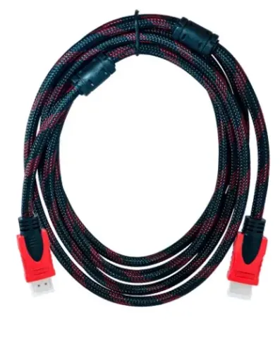Cabo HDMI 3m Blindado Hayom 4K Full HD Anti Nó Compatível Smart TV