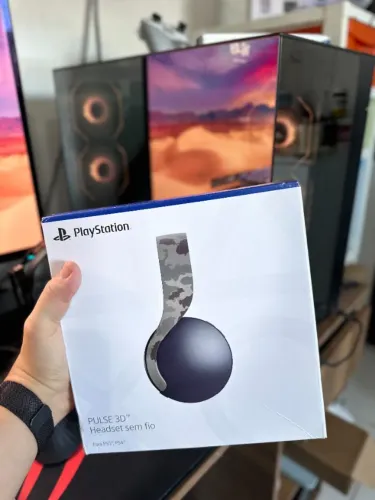 HEADSET PULSE 3D CAMUFLADO PARA PS5 - PRATICAMENTE NOVO!