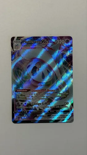 Cartas Pokémon Cadeia de Evolução HATTERENE Vmax