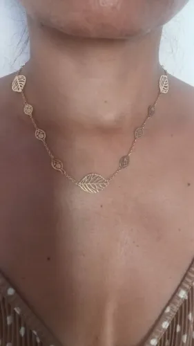 Colar folheado ouro